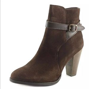 Dune London Suede Women US 8 Brown Ankle bootie